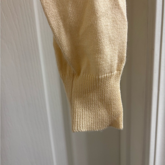 Dancing Equestrian Cream JUMP Sweater Womens XS Wool Acrylic Colorblock - Picture 2 of 5